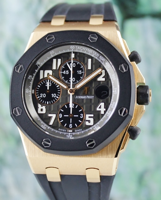 (image for) LIKE NEW UNPOLISHED AUDEMARS PIGUET 18K PINK GOLD OFF SHORE CHRONOGRAPH / 25940OK.00.D002CA.02